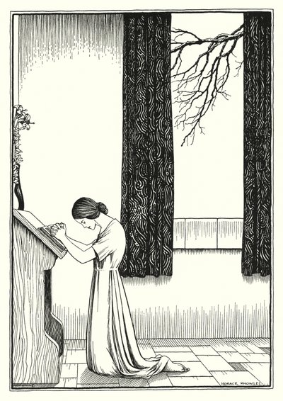 Illustratie voor De Bergrede (gravure) door Horace J. Knowles