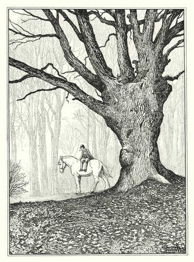 November (litho) door Horace J. Knowles