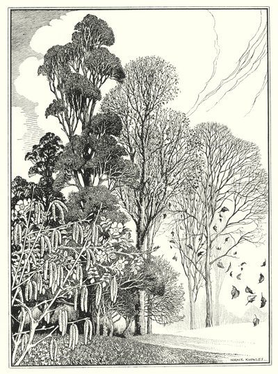 De maanden (litho) door Horace J. Knowles