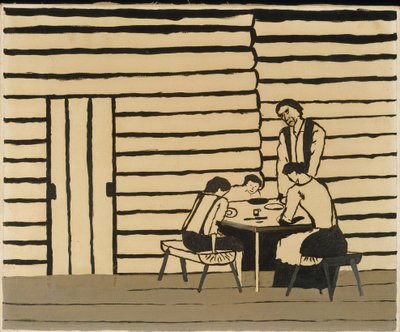 Familiediner door Horace Pippin