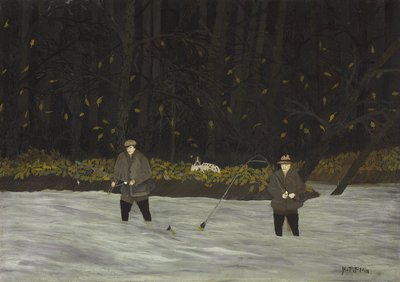 Vissen in de Brandywine: Vroege Herfst door Horace Pippin