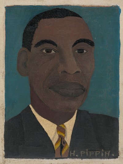 Zelfportret II door Horace Pippin