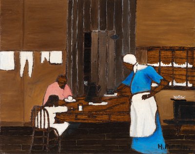 Etenstijd door Horace Pippin