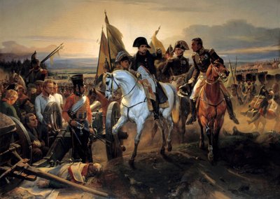 Bij de Slag bij Friedland op 14 juni door Emile Jean Horace Vernet