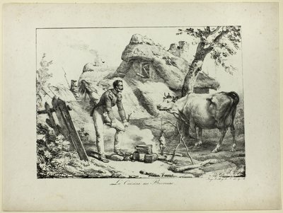 Bivakkeuken door Horace Vernet