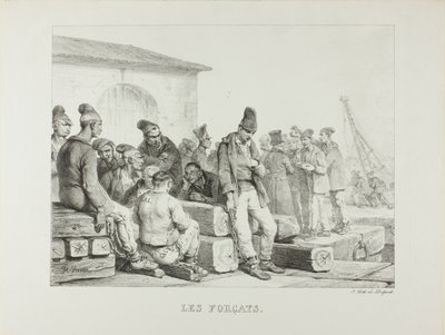 Gevangenen door Emile Jean Horace Vernet