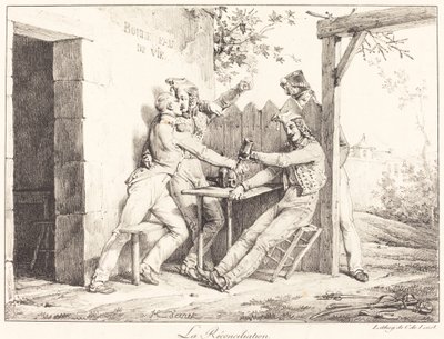De Verzoening door Emile Jean Horace Vernet