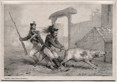 Rovers, houd vast door Emile Jean Horace Vernet