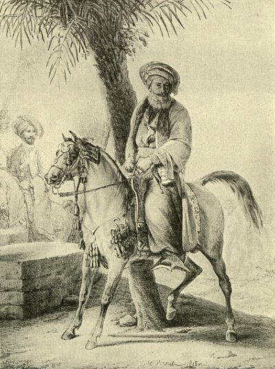 Muhammad Ali van Egypte door Emile Jean Horace Vernet