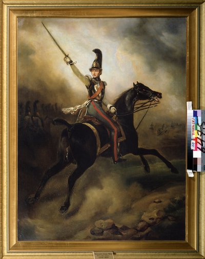 Portret van prins Frederik der Nederlanden (Frederik van Oranje-Nassau) (1797-1881) door Emile Jean Horace Vernet