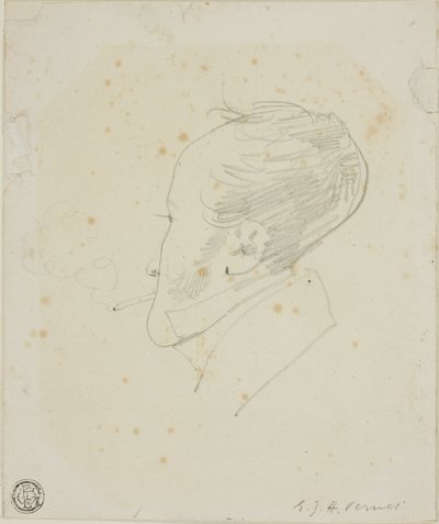 Zelfportret door Horace Vernet