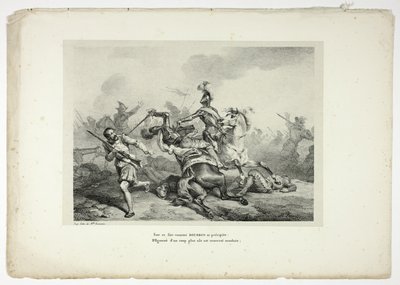 BOURBON bespringt deze trotse vijand... door Horace Vernet