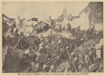 De verovering van Constantine, 1837 door Emile Jean Horace Vernet