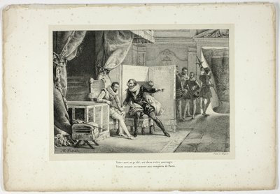 Je lot," zei ik, "ligt in je moed... door Horace Vernet