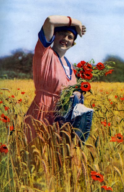 De Engelse roos, ca. 1922 door Horace Walter Nicholls