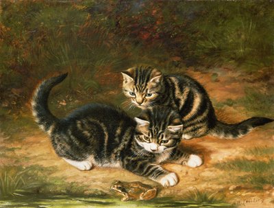 Kittens door Horatio Henry Couldery