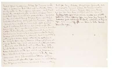 Handgeschreven brief aan Lady Hamilton, n.p. [Foudroyant op zee] door Horatio Nelson