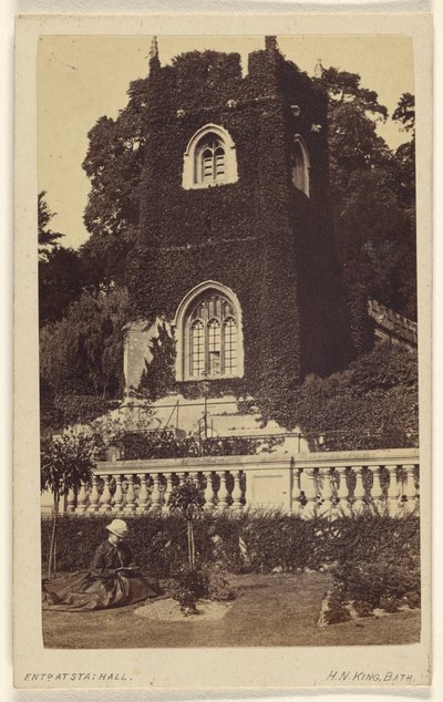 Oude kerk bij Bath - in Prior Park - waar Fielding Tom Jones schreef. door Horatio Nelson King