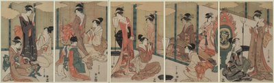 Joruri-verhaal door Hosoda Eishi