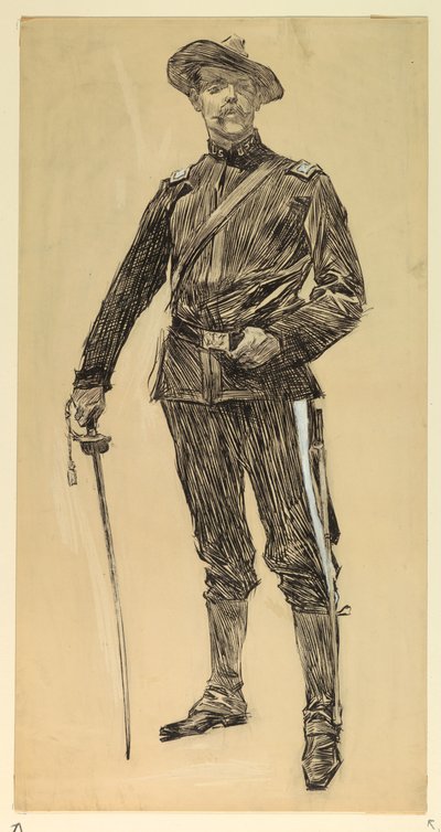Amerikaanse officier (Spaans-Amerikaanse oorlog) door Howard Chandler Christy