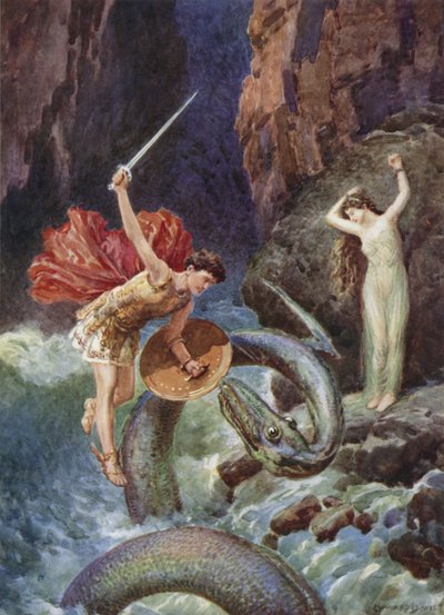 Perseus viel uit de lucht. Uit 