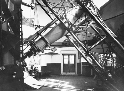 28-inch visuele refractor telescoop door Howard Grubb