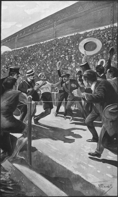 De Olympische Spelen op de Frans-Britse Tentoonstelling door Howard K. Elcock