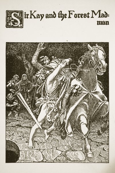 Sir Kay en de Bosgek, illustratie uit 