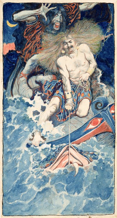 De visvangst van Thor en Hymir, uit 