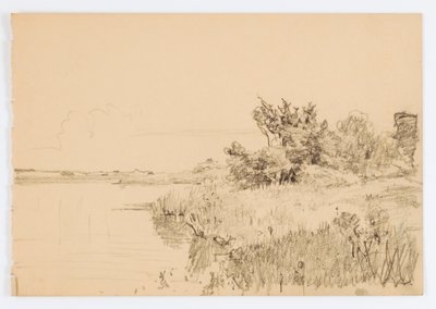 Zonder titel (kustlijn) door Howard Russell Butler