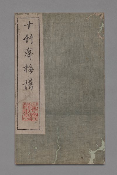 Tien Bamboe Studio Schilder- en Kalligrafiehandboek Shizhuzhai shuhua pu: Pruimenbloesems, 1675-1800 door Hu Zhengyan