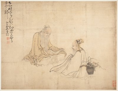 Landschappen en figuren: Figuren door Huang Shen