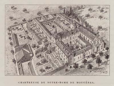 Chartreuse De Notre-Dame De Mougeres door Hubert Clerget