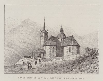 Notre-Dame De La Vie, A Saint-Martin De Belleville door Hubert Clerget