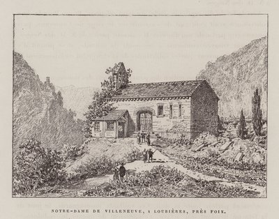 Notre-Dame De Villeneuve, A Lourieres, Pres Foix door Hubert Clerget