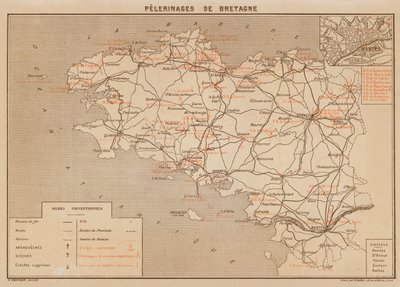 Pelgrimstochten van Bretagne door Hubert Clerget