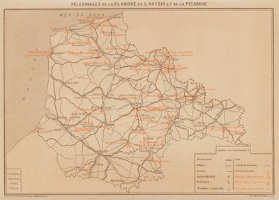 Pelgrimstochten van Vlaanderen, Artesië en Picardië door Hubert Clerget