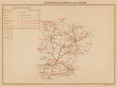 Pelgrimages van Maine en Anjou door Hubert Clerget