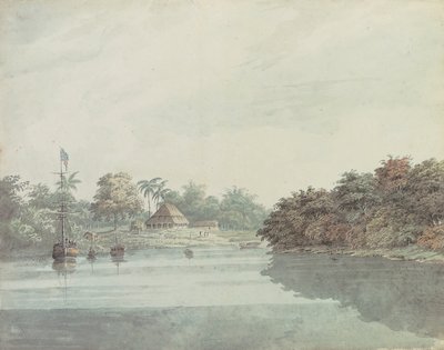 De budgerow van de gouverneur-generaal op de Ganges, Brahmaputra Delta door Hubert Cornish