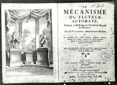 Automaten, illustratie van het frontispice uit 