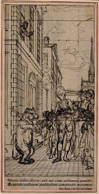 Studie voor vignet-frontispiece in Poncelet