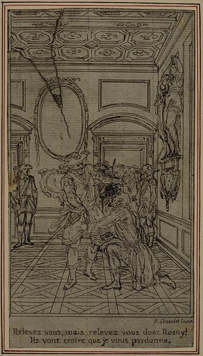 Studie voor vignet-frontispiece van Colle