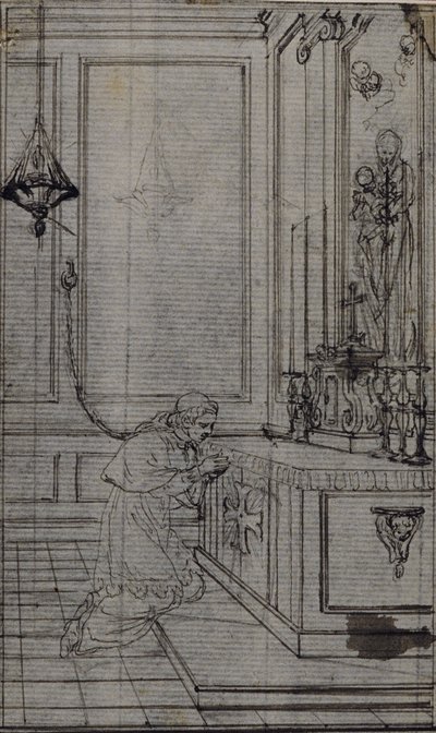 Studie voor vignet in Abbé Dinouart