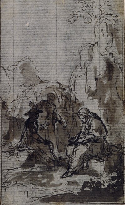 Studie voor vignet in Abbé Dinouart