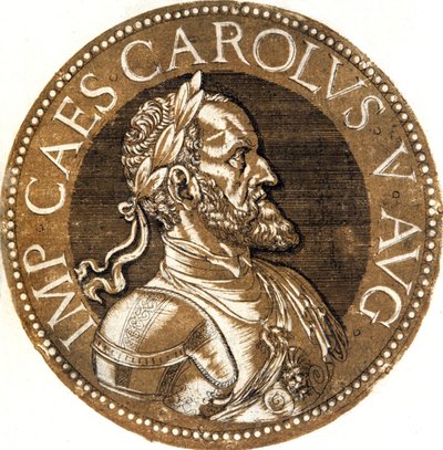 Karel V, Heilige Roomse Keizer door Hubert Goltzius