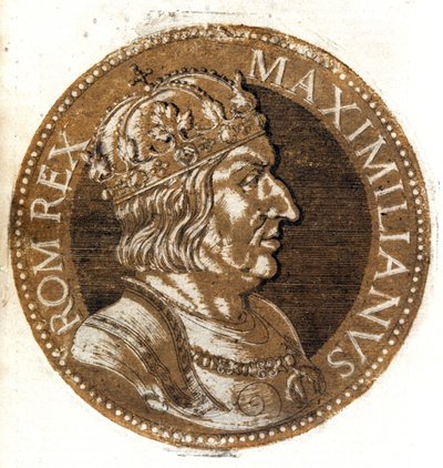 Maximiliaan I van Habsburg door Hubert Goltzius