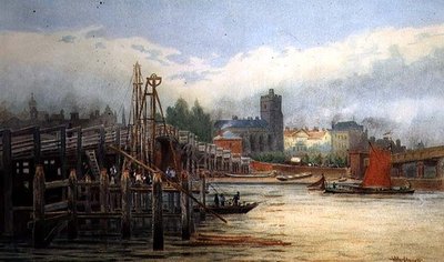 Oude Putney Brug door Hubert James Medlycott