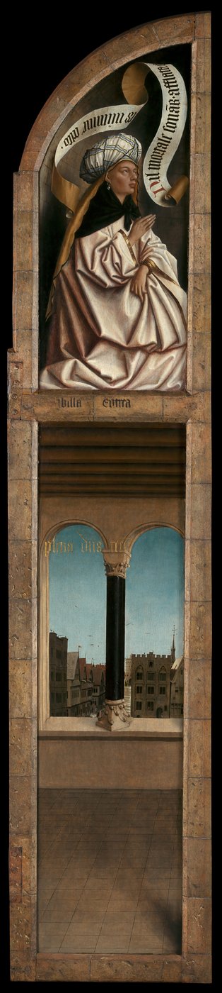 Erythraeïsche Sibylle, van de buitenkant van de linker vleugel van het Gentse Altaarstuk door Hubert & Jan van (1390 1441) Eyck