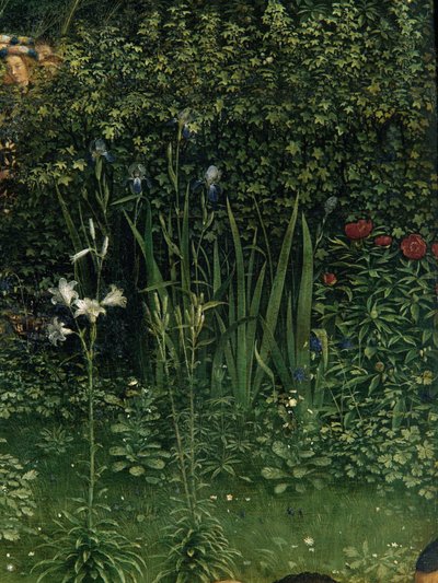 De Aanbidding van het Mystieke Lam (detail) door Hubert & Jan van (1390 1441) Eyck