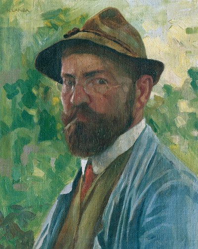 Zelfportret door Hubert Landa
